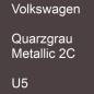 Preview: Volkswagen, Quarzgrau Metallic 2C, U5.